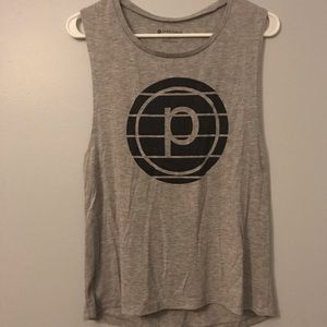 Pure Barre circle P muscle tank